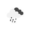 Weather icon for drizzle